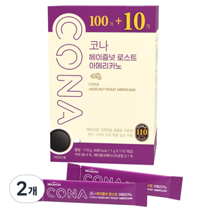 CONA 헤이즐넛 로스트 아메리카노, 1g, 110개입, 2개