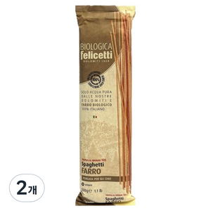 펠리체티 유기농 파로 스파게티, 500g, 2개