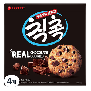 롯데제과 칙촉 오리지날, 180g, 4개