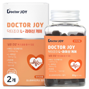 닥터조이 강아지 케어 영양제, 70정, 심장, 2개