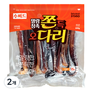 해야미 말랑장족 쫀득 오다리, 200g, 2개