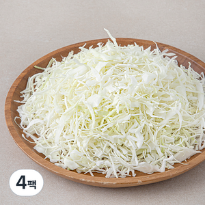 샐러드용 양배추 채, 1kg, 4팩