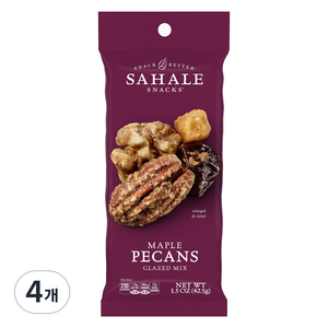 사할리스낵스 메이플 피칸, 42.5g, 4개