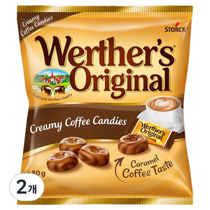 웨더스오리지날 크리미 커피 캔디, 80g, 2개