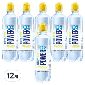 파워오투 망고향, 500ml, 12개