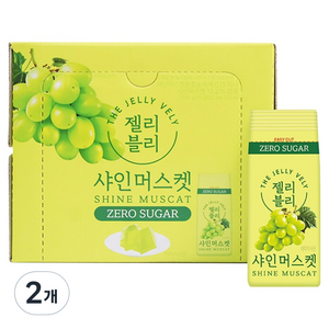 젤리블리 제로슈가 샤인머스켓 20개입, 1.2kg, 2개