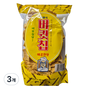 버큇칩 매콤한맛, 280g, 3개