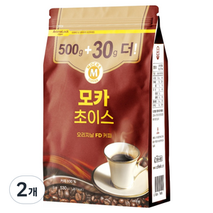모카씨엔티 초이스 오리지날 FD 커피, 530g, 1개입, 2개