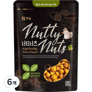 우농 꼬마 오징어땅콩, 500g, 6개