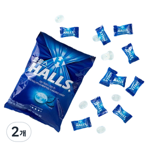 호올스 쉐어백 멘토립터스 멘톨향 캔디, 140g, 2개