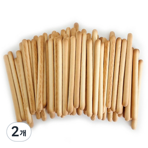쿠킹스토리 미니 롱스틱 과자 11cm, 240g, 2개