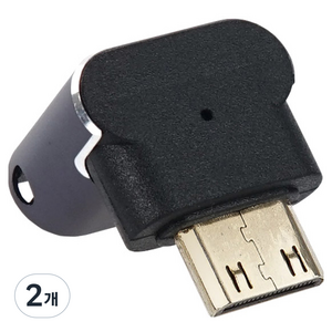 컴스 Mini HDMI 변환 젠더 2.1 8K 60Hz UHD 연장 MF 미니 꺾임