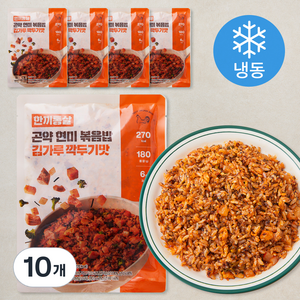 한끼통살 곤약 현미 볶음밥 김가루 깍두기맛 (냉동), 180g, 10개