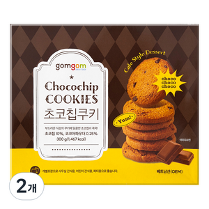곰곰 초코칩쿠키, 300g, 2개