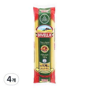 디벨라 스파게티, 500g, 4개