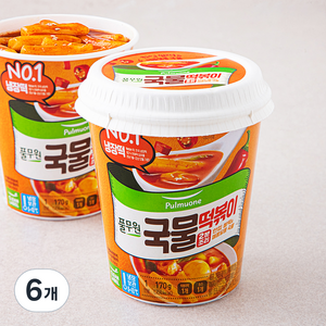 풀무원 2분조리 국물떡볶이, 170g, 6개