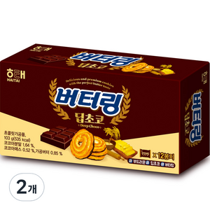 버터링 딥초코 12p, 103g, 2개