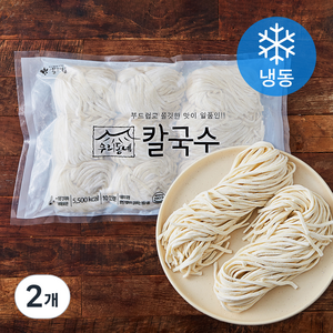 황소식품 우리동네 칼국수 10인분 (냉동), 2kg, 2개