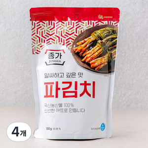 종가 파김치, 500g, 4개