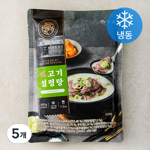 한촌 진 고기설렁탕 (냉동), 600g, 5개