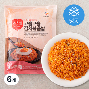 이츠웰 고슬고슬 김치 볶음밥 (냉동), 300g, 6개