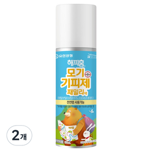 해피홈 유한양행 기피제 패밀리액, 100g, 2개