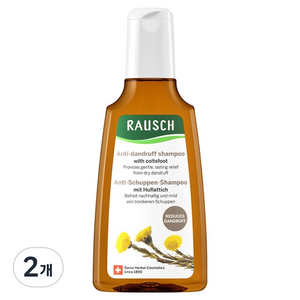 라우쉬 콜츠푸트 안티 댄드러프 샴푸, 200ml, 2개