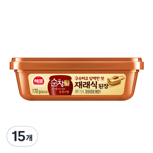 해표 순창궁 재래식 된장, 170g, 15개