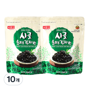 시골 올리브 김자반, 10개, 40g