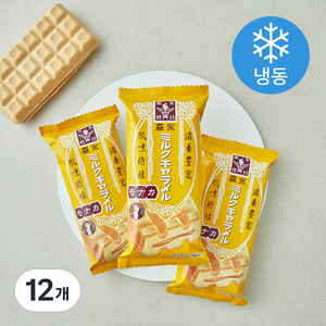모리나가 밀크카라멜 모나카 아이스크림 (냉동), 97g, 1개입, 12개