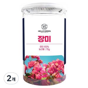 헬로우그린 장미차, 70g, 1개입, 2개