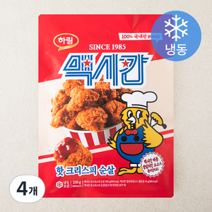 맥시칸 핫크리스피 순살 (냉동), 350g, 4개