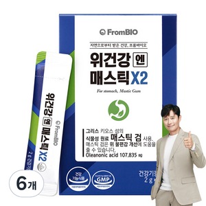 프롬바이오 위건강엔 매스틱X2 28p, 56g, 6개