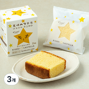 키세키카스테라 오리지널 2입, 70g, 3개