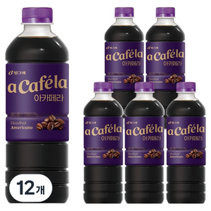 아카페라 올데이 헤이즐넛 아메리카노, 1L, 12개