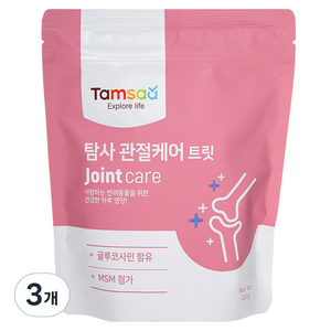 탐사 강아지 뉴트리션 트릿 영양제, 300g, 뼈/관절강화, 3개
