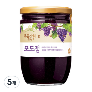 [복음자리] 과일잼(포도잼), 620g, 5개