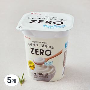 제로 플레인 요거트, 400g, 5개