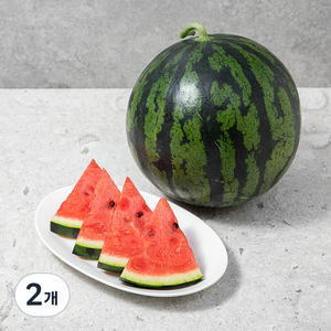 농협 당도선별 수박, 8kg 미만, 2개