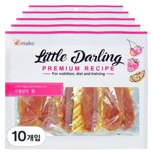 마코펫 강아지 리틀달링 프리미엄 레시피 건조간식, 윙, 300g, 10개