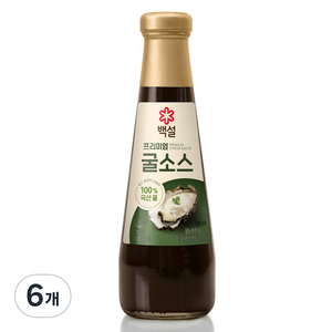 백설 프리미엄 굴 소스, 350g, 6개