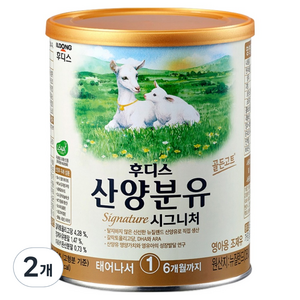 일동후디스 시그니처 산양분유 1단계, 400g, 2개