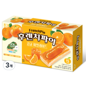 후렌치파이 감귤 마멀레이드 15p, 192g, 3개