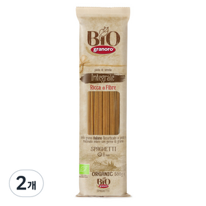 그라노로 유기농 통밀 스파게티, 500g, 2개