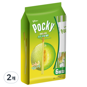 포키 극세 멜론 패밀리팩 6p, 132g, 2개
