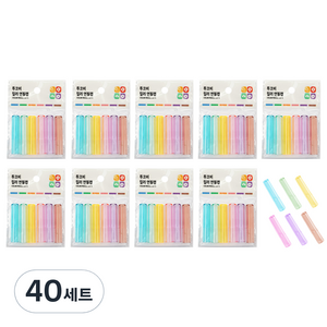 투코비 연필캡 6p, 컬러, 40세트