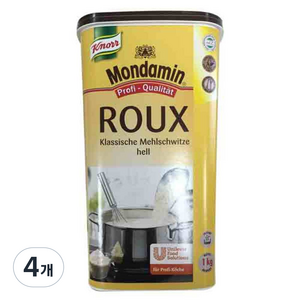 크노르 몬다민 루 화이트 가공분말, 1kg, 4개