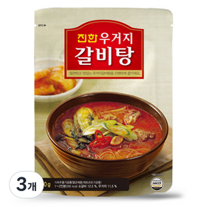 진한 우거지갈비탕, 600g, 3개