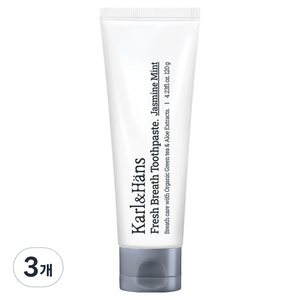 칼앤한스 프레시 브레스 구취케어 불소 치약 자스민민트, 120g, 3개