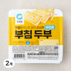 청정원 부침두부, 300g, 2개